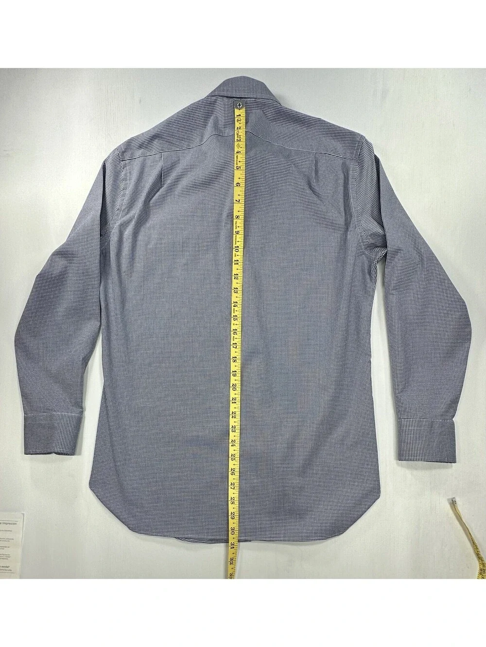 J Crew Slim Check Ludlow Button Up Shirt 15.5/32 Blue Men M